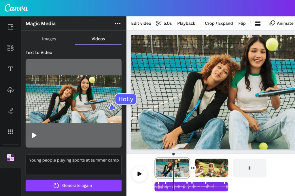 canva ai video generator
