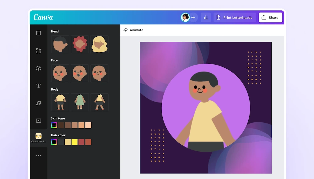 canva avatar maker