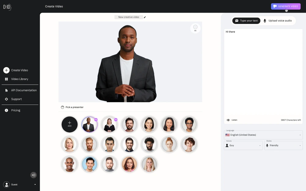 d-id avatar generator