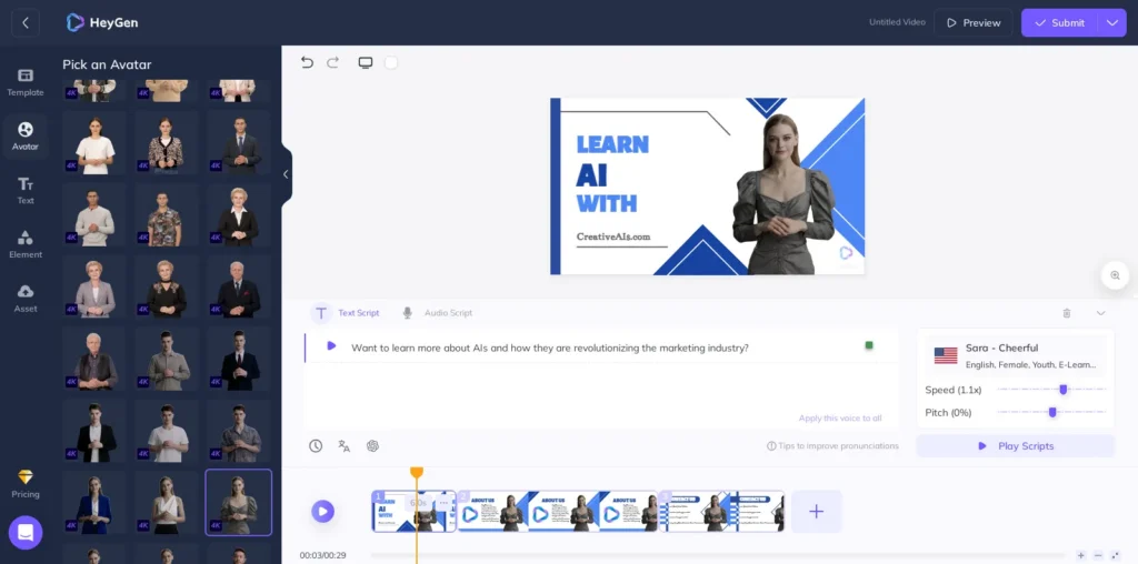 heygen ai video generator