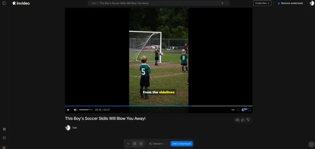 invideo ai video generator