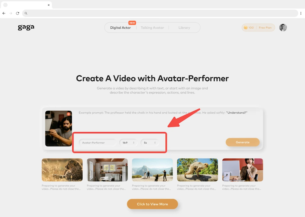 set video parameter