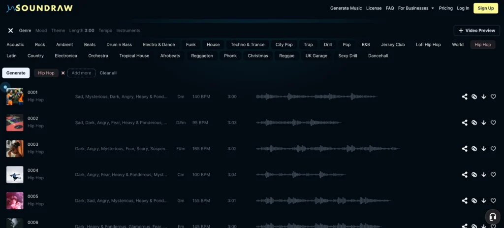 Soundraw ai music generator
