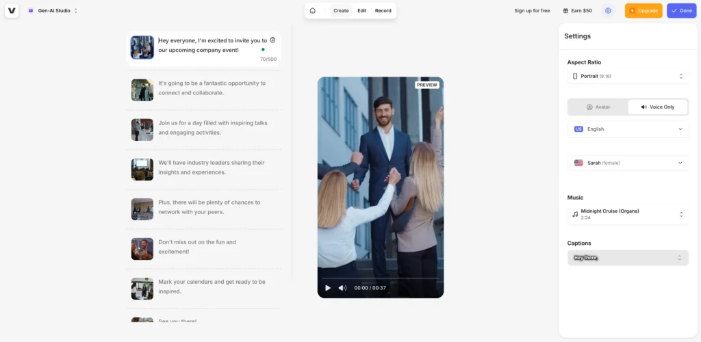 veed.io ai video generator