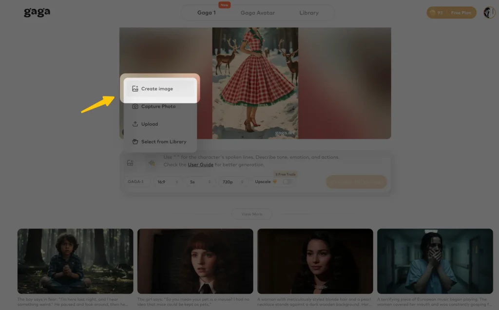 create first frame of the avatar