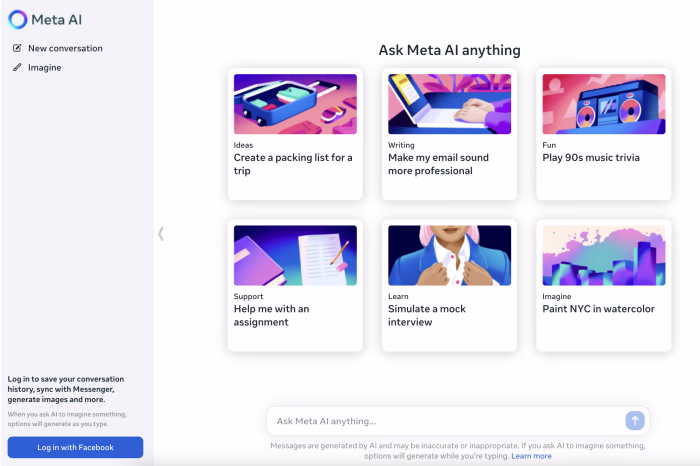 meta ai character generator