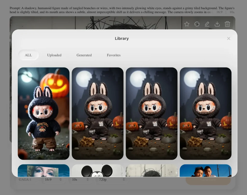 select from the library