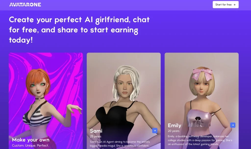 avatarone uncensored ai video generator