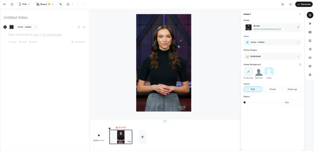 create avatar video in heygen