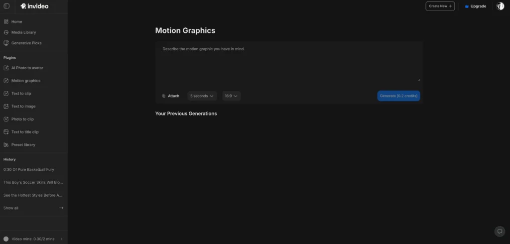 invideo ai animation generator