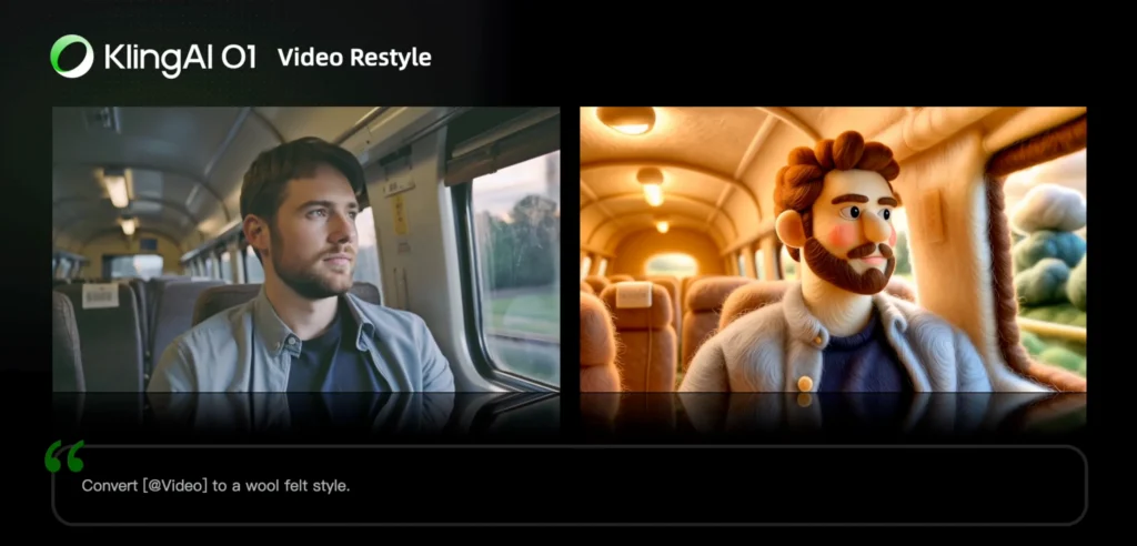 kling ai video restyle