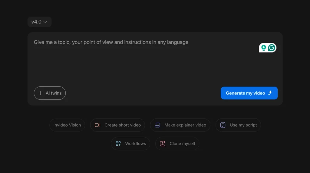 prompting in invideo ai