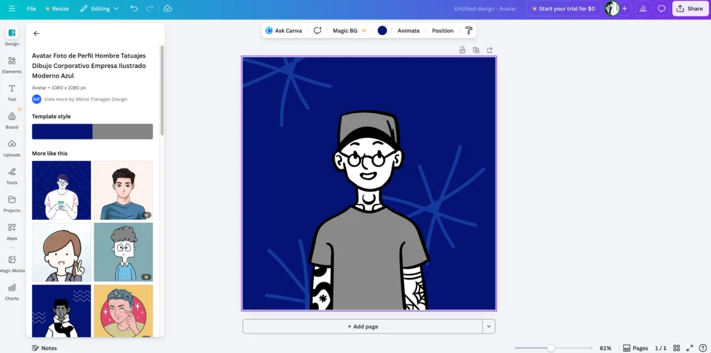 canva vtuber avatar maker