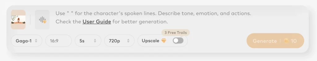 configure gaga ai twerk generator