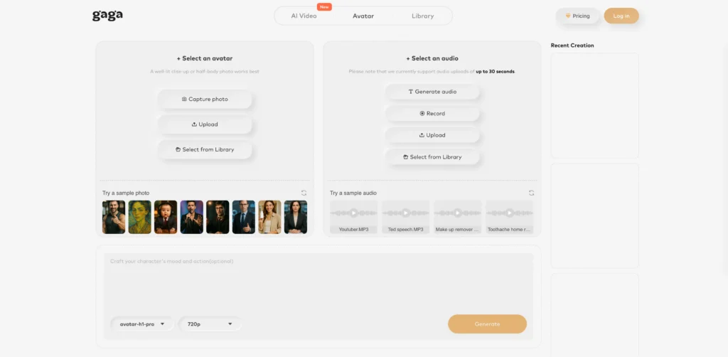 gaga ai natural reader tts