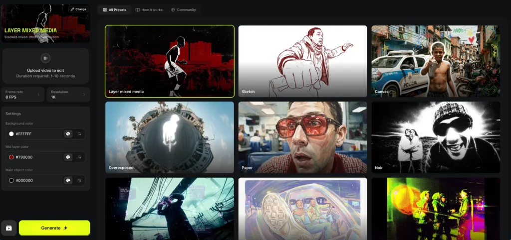 higgsfield ai mixed media