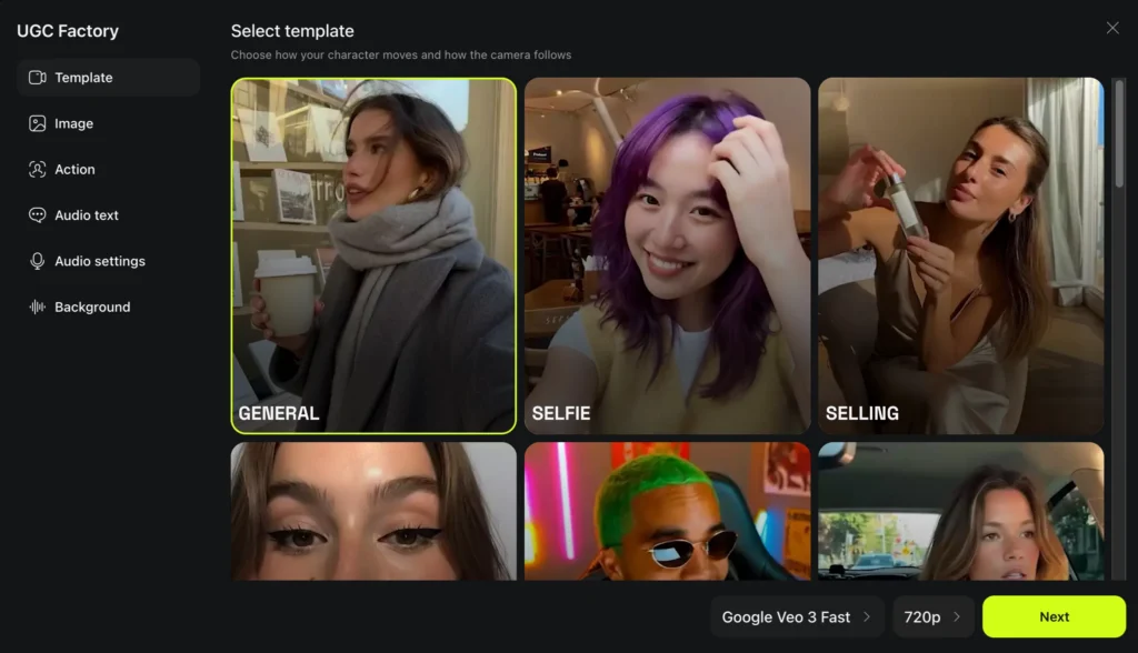 higgsfield ugc library