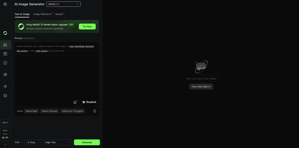 kling ai image generation