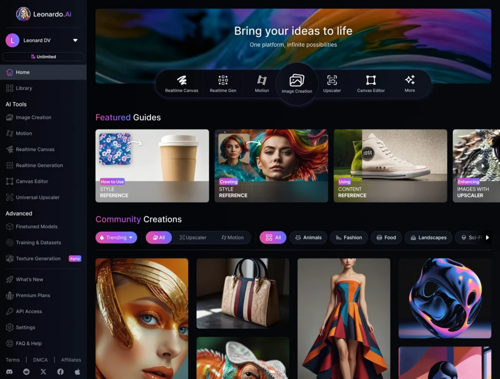 leonardo ai video generator