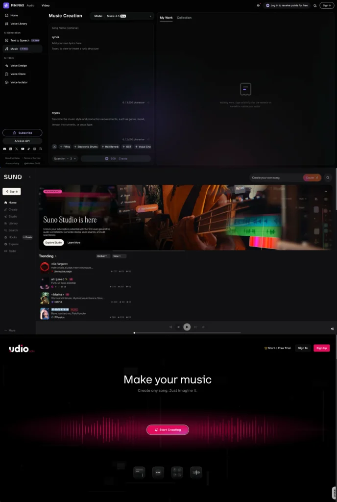 MiniMax Music 2.5 Compares to Suno and Udio