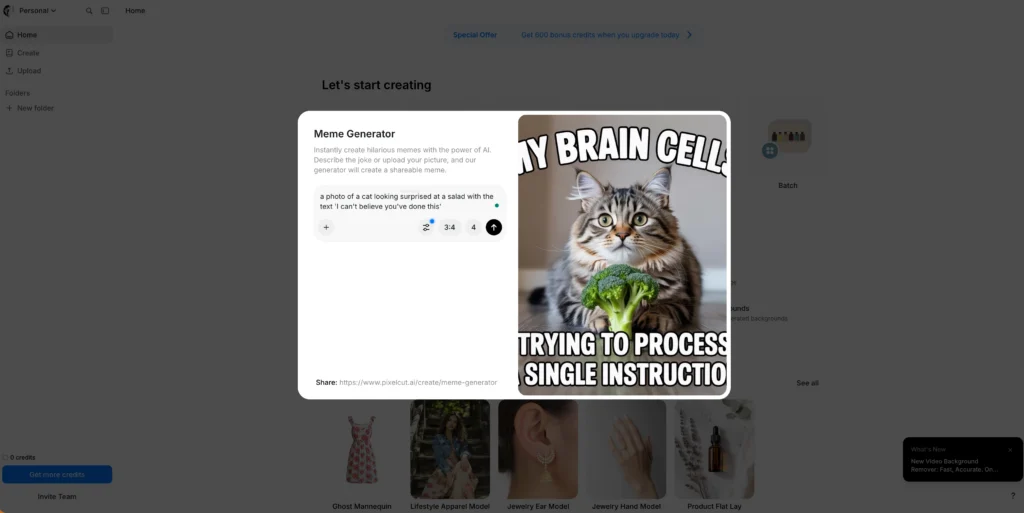 pixelcut ai meme generator