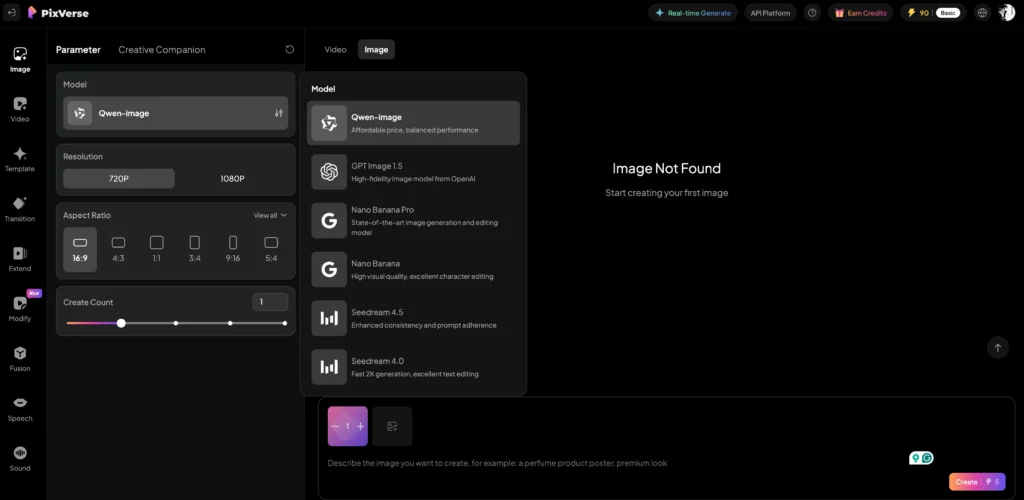 pixverse ai text to image