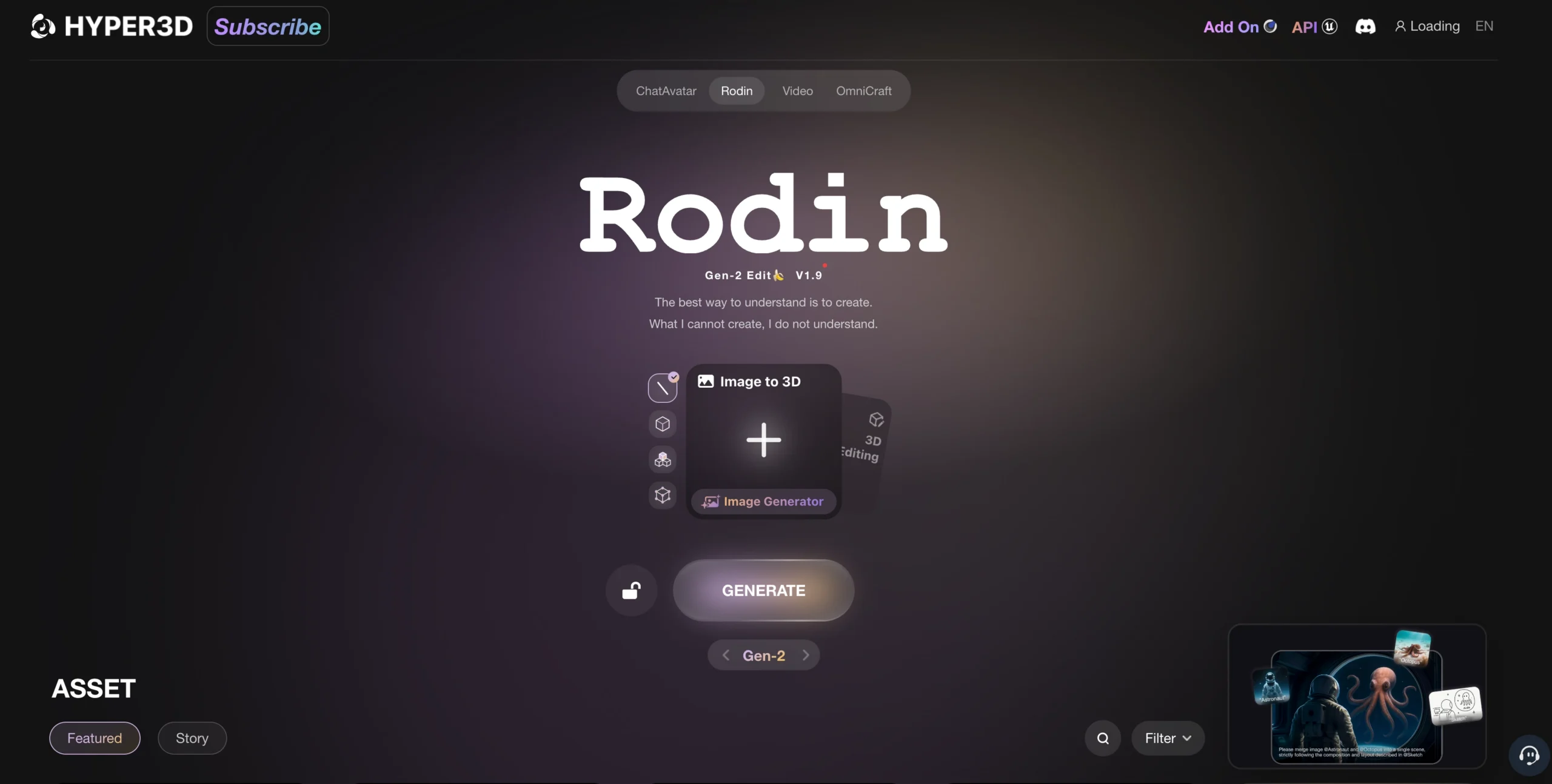 Rodin Gen-2: The AI Image to 3D Revolution