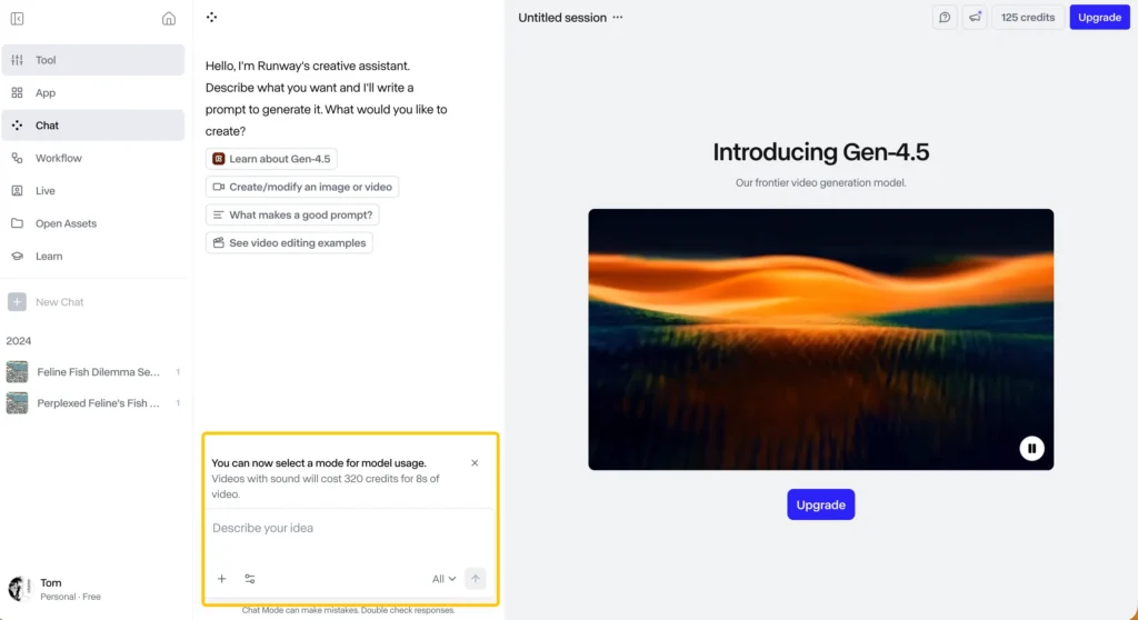 text to video of runway ai video generator