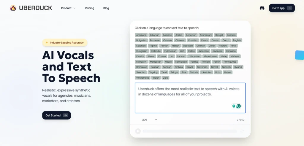 uberduck ai vocals generator