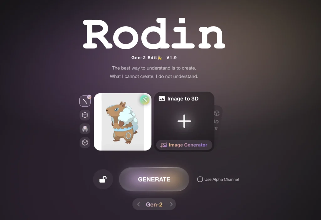 upload image to rodin gen-2