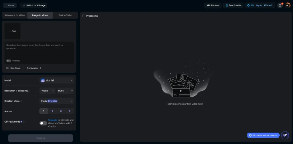 vidu ai image to video