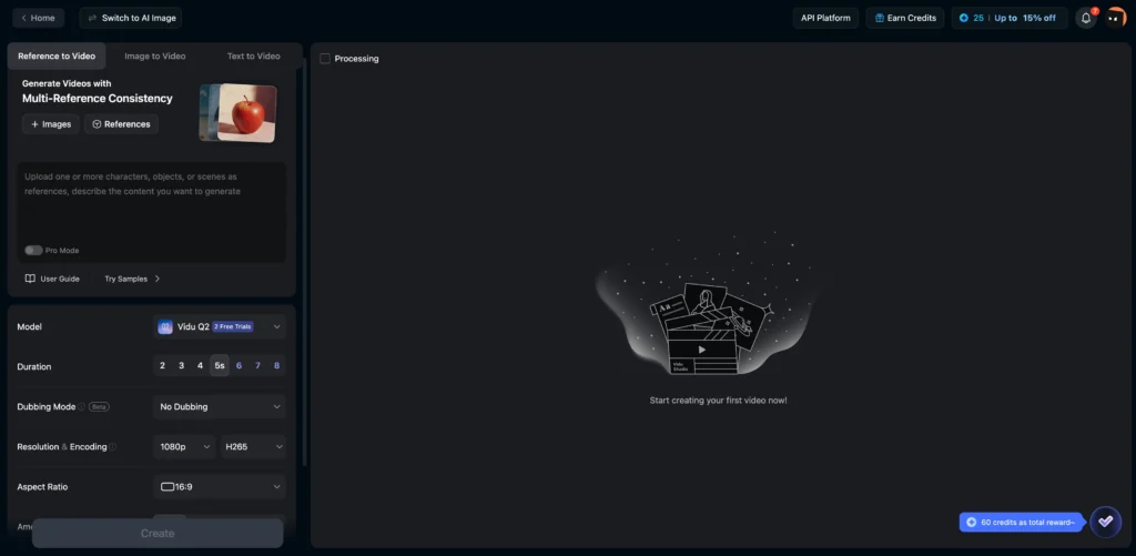 vidu ai reference to video