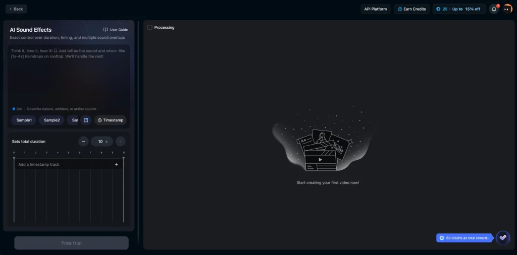 vidu ai sound effects generation