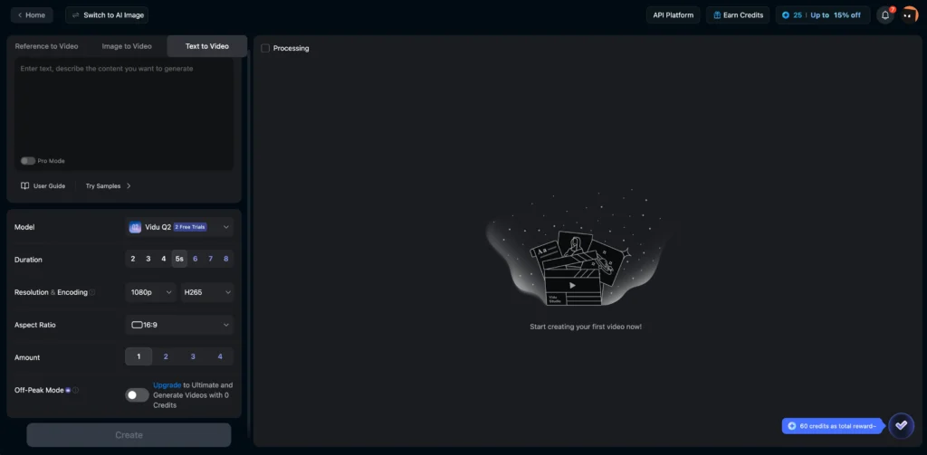 vidu ai text to video