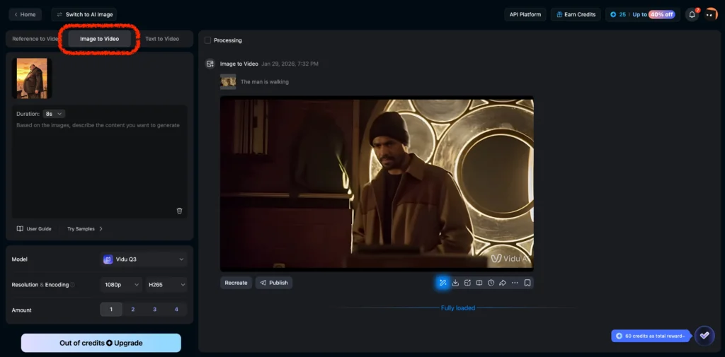 vidu q3 image to video