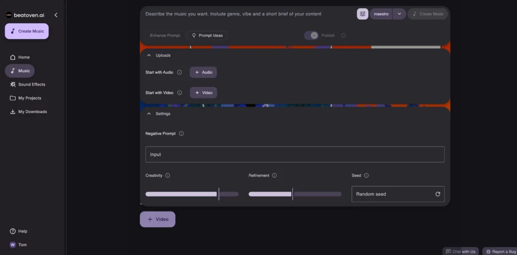beatoven ai music generator