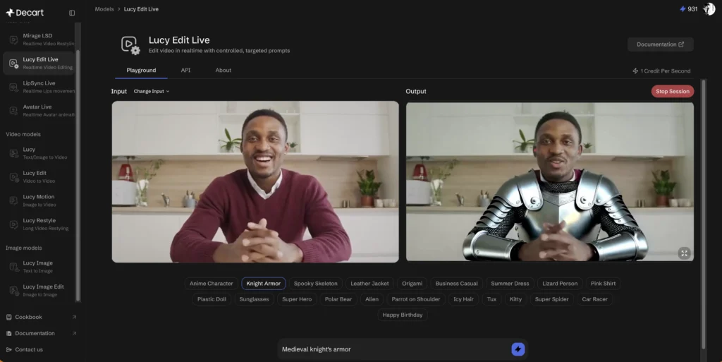 decart lucy 2 features