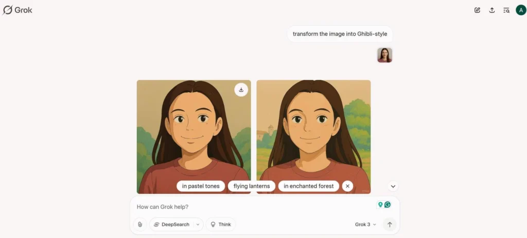 grok ai ghibli