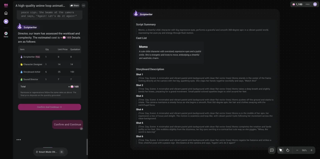 oiioii script writer