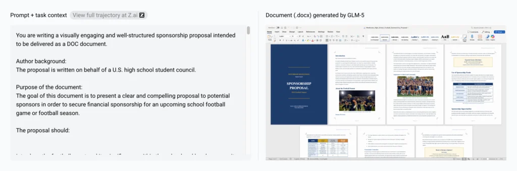 structured document generation