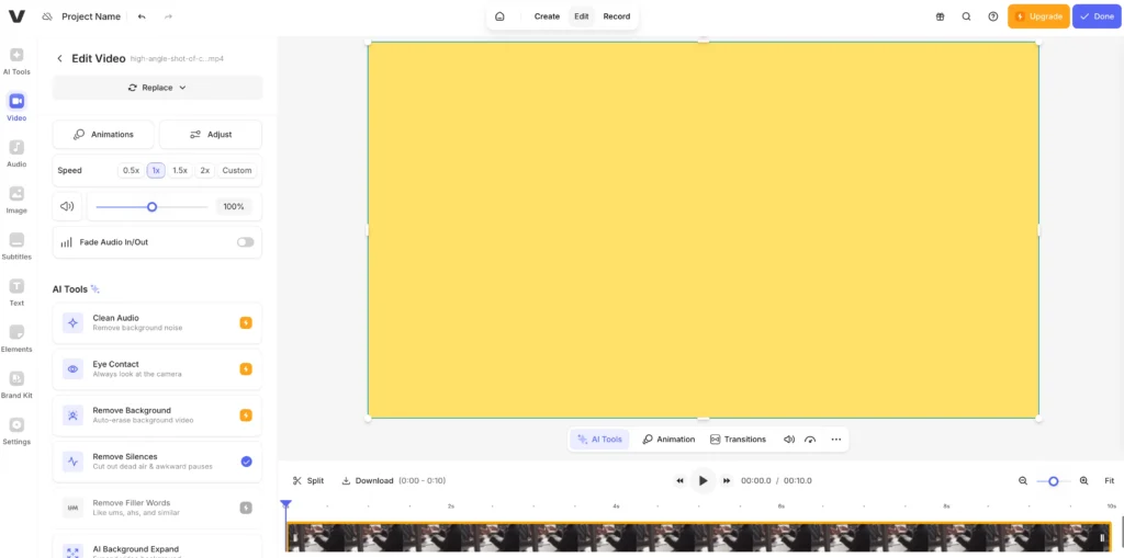 veed ai explainer video maker