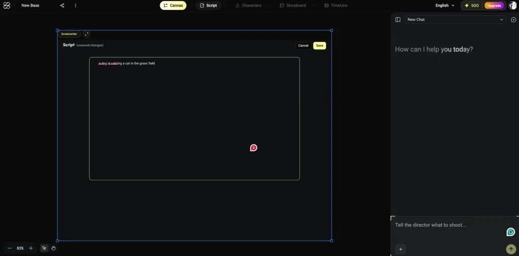 zopia ai narrative input